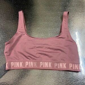 Victoria's Secret Mauve Sports Bra with Logo Band